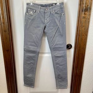 Women’s Miss Me Skinny Jeans Gray